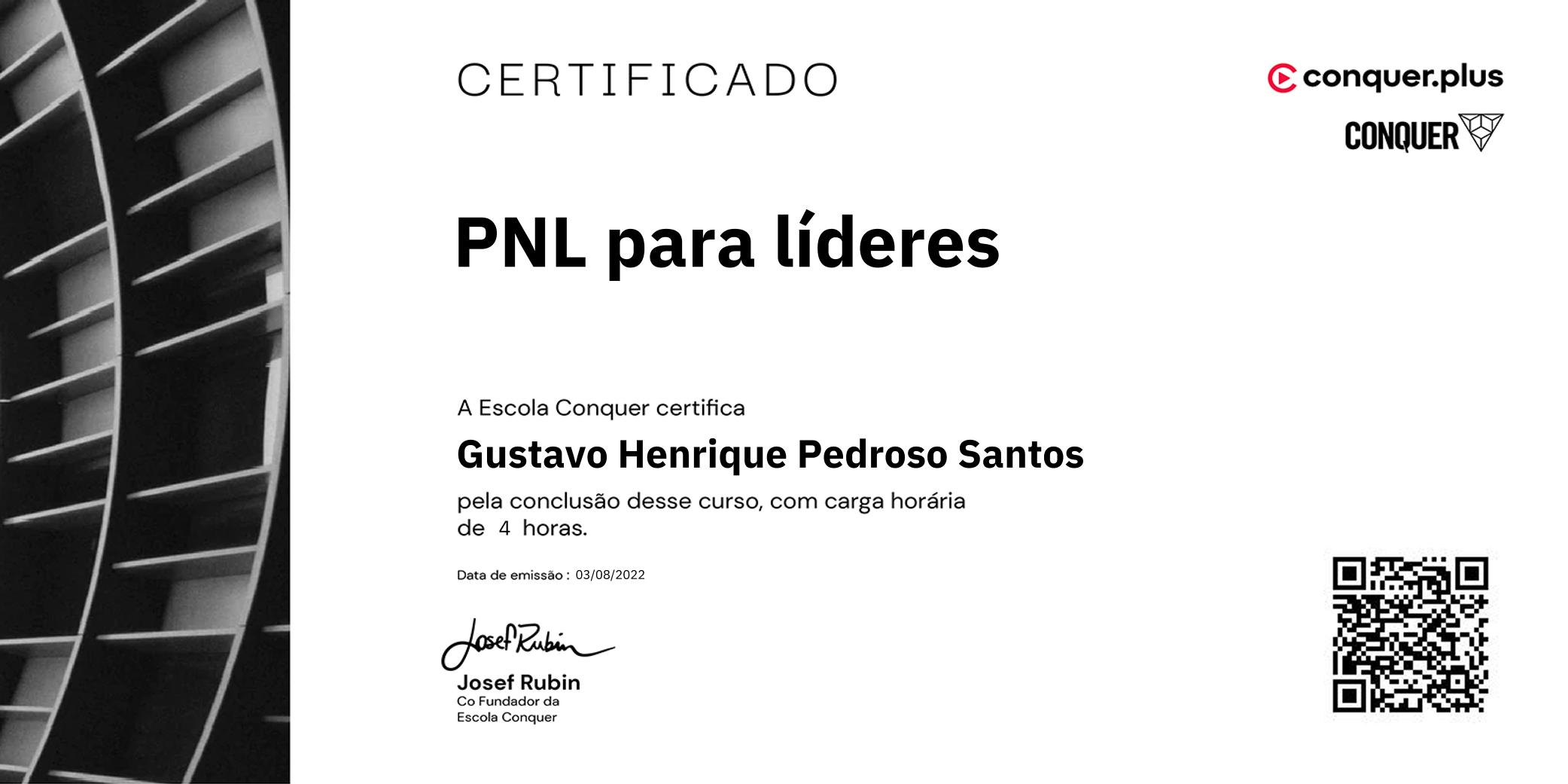 Certificado de PNL para líderes